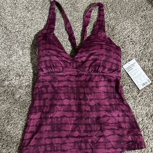 Athleta NWT Purple Tie-Dye Tank Top
